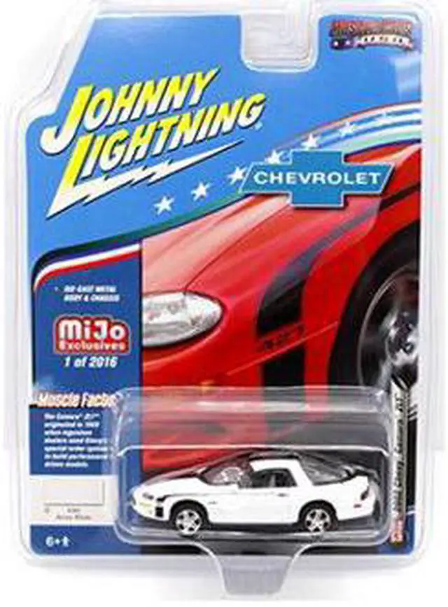 Main image of 2002 Chevrolet Camaro ZL1 427 White Muscle Cars USA Limited Edition to 2016 pieces Worldwide 1/64 Diecast Model Car by Johnny Lightning JLCP7139