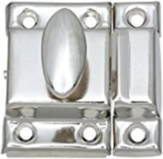 Main image of National, N149-641, Nickel Cupboard Turn, 1 1/4 Inch X 1 3/4 Inch