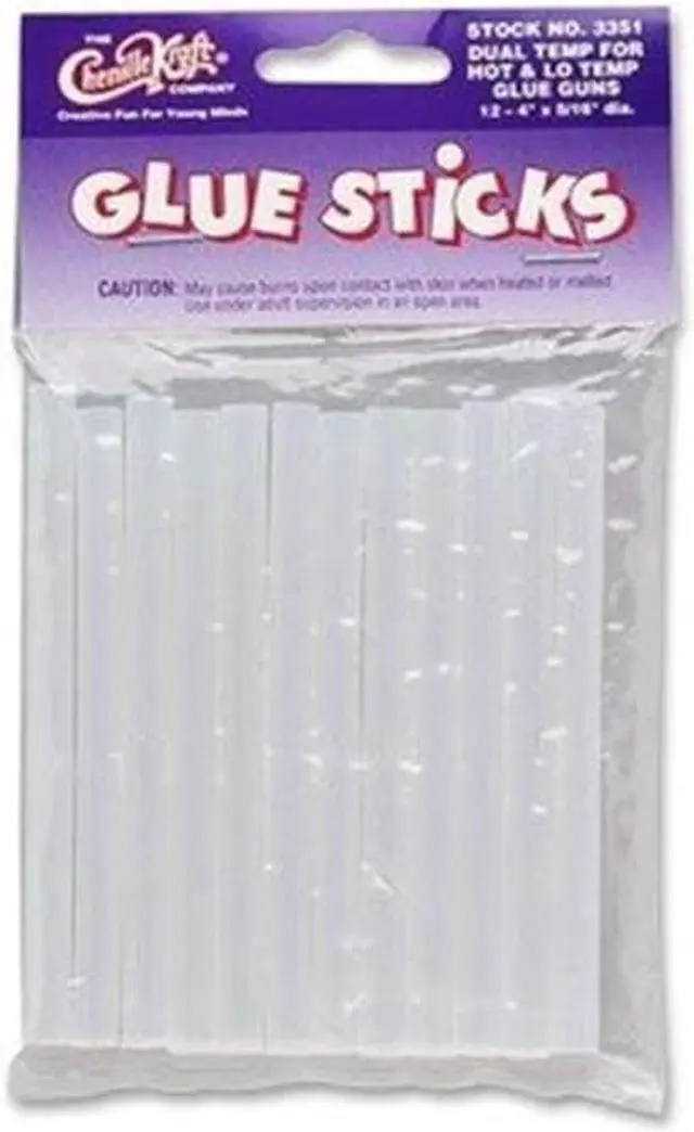 Alt view image 2 of 8 - Chenille Kraft Glue Sticks 4"x5/16" 12/PK 3351