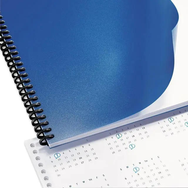 Main image of Swingline Opaque Plastic Binding System Covers 11-1/4 x 8-3/4 Black 25/Pack