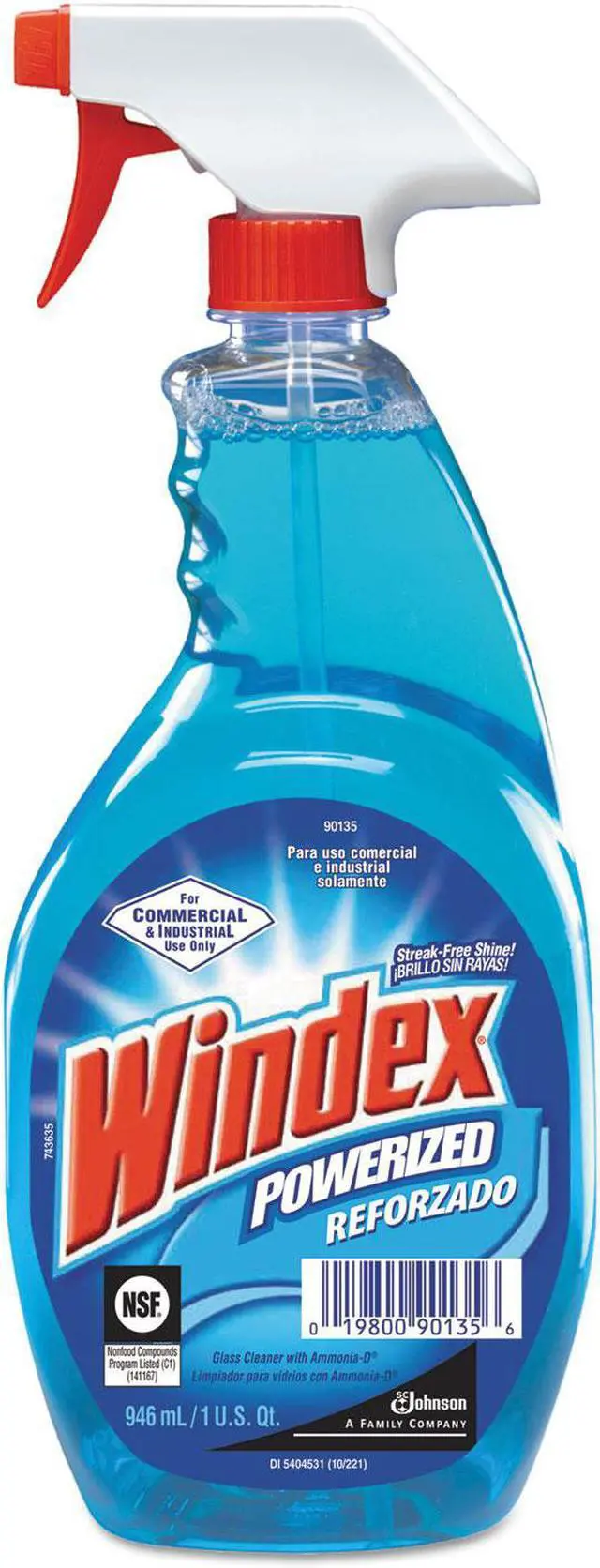 Alt view image 4 of 13 - WINDEX 696503 Liquid Glass and Surface Cleaner, 1 gal., Blue, Unscented, Jug