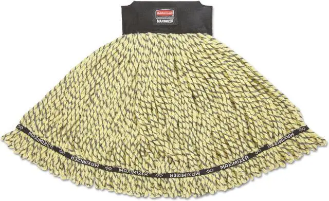 Alt view image 3 of 10 - Maximizer Microfiber Mop Heads Medium Green 6/Carton