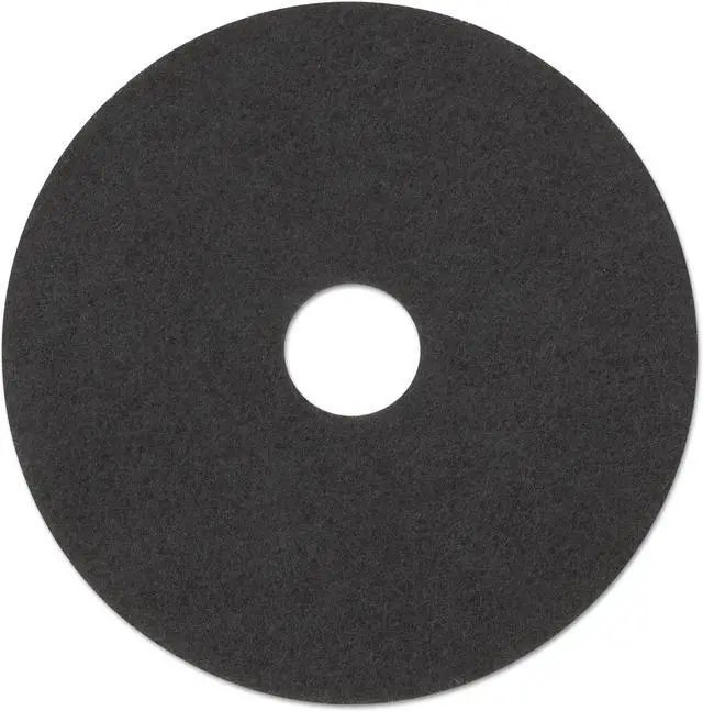 Main image of 3M Corporation MCO 08378 16 Inch 7200 Low-Speed Floor Strip Pad- Black - Case of 5