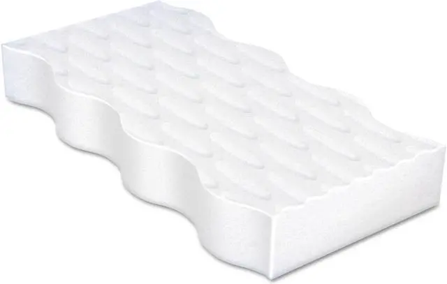 Alt view image 6 of 9 - Mr. Clean 16449, Magic Eraser Extra Power, 4 3/5" x 2 2/5", 7/10" Thick, White, 30/Carton