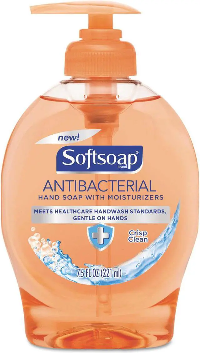 Alt view image 2 of 9 - Softsoap US03574A Antibacterial Hand Soap, White Tea & Berry Fusion, 11 1/4 Oz Pump Bottle, 6/Ctn