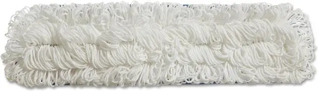 Alt view image 2 of 3 - Rubbermaid Commercial Products RCP Q805 Flow Flat Mop Nylon white 6