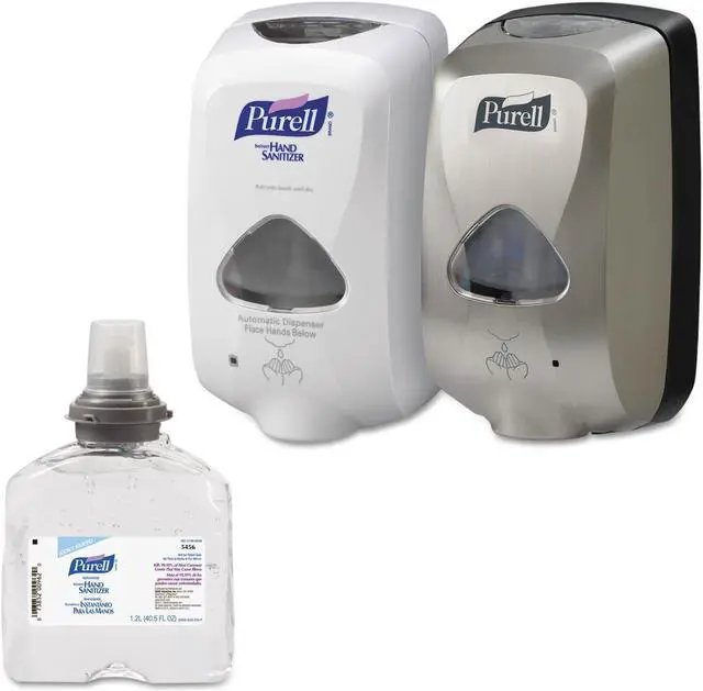 Alt view image 3 of 4 - PURELL 5457-04 TFX Gel Instant Hand Sanitizer Refill w/Aloe, 1200-ml