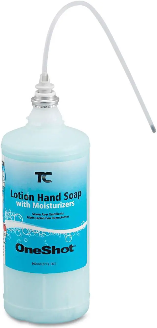 Alt view image 2 of 6 - Rubbermaid Enriched Lotion Hand Soap Refill - Light Passion Flower Scent - 27.1 fl oz (800 mL) - Biodegradable, Hypoallergenic, Moisturizing, Antimicrobial, Dye-free - White - 1 Each