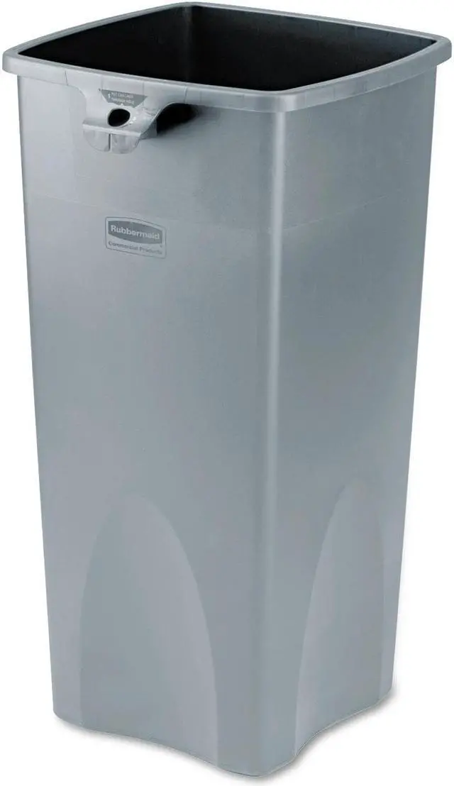 Alt view image 2 of 4 - Rubbermaid 1961623 Configure Indoor Recycling Waste Receptacle, 23 Gal, Gray, Paper