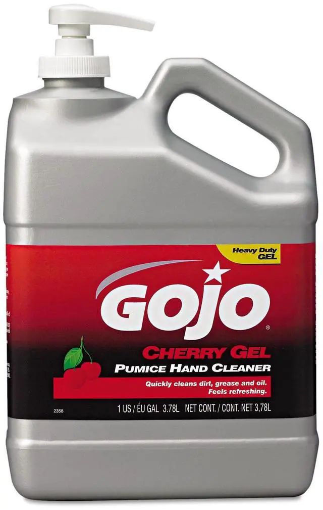 Alt view image 4 of 18 - Cherry Gel Pumice Hand Cleaner, Cherry Scent, 5,000 ml Refill, 2/Carton 7590-02