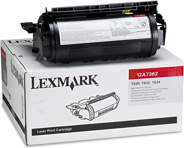 Alt view image 7 of 14 - Lexmark 12A7468 High-Yield Toner 21000 Page-Yield Black