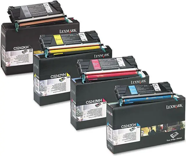 Alt view image 3 of 20 - Lexmark C5240KH High Yield Return Program Black Toner Cartridge for C524, C534