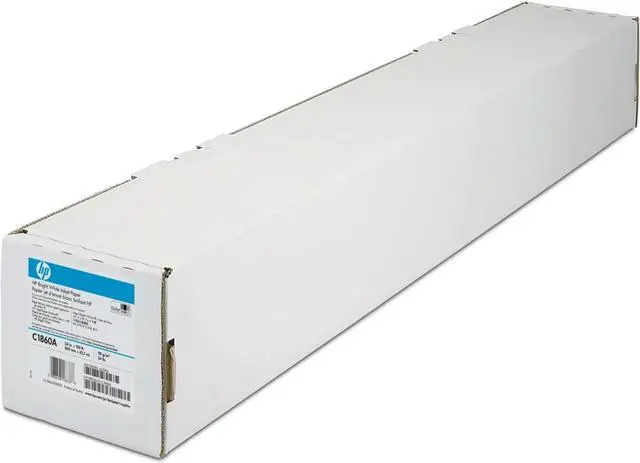 Alt view image 4 of 8 - HP Designjet Bright White Inkjet Paper 4.7 mil 24" x 150 ft White C1860A
