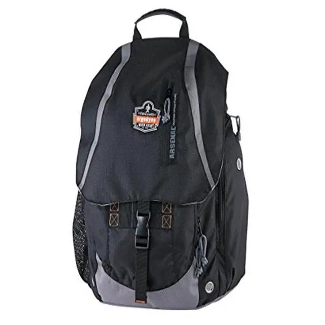 Alt view image 5 of 9 - Ergodyne 13043 Arsenal 5143 General Duty Gear Backpack - 8 x 15 x 19 - Black