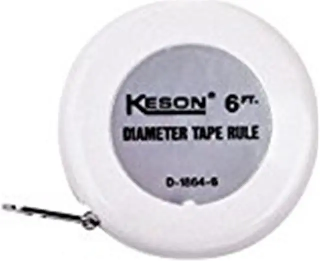 Alt view image 3 of 5 - KESON D18646 6 ft Wrap-a-Round/Diameter Tape Measures, 1/4 in Blade