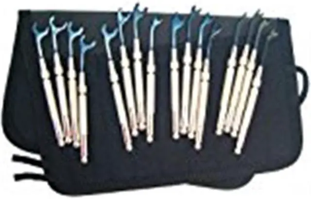 Alt view image 2 of 3 - MOODY TOOL 57-0122 Open End Wrench Set,SAE/Metric,16 Pc