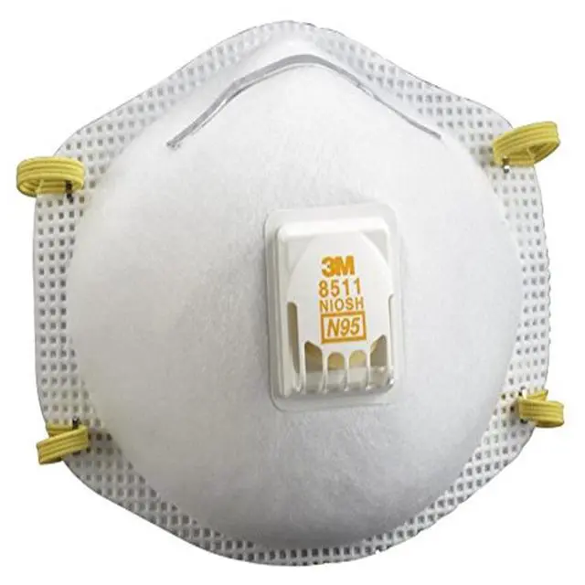 Alt view image 15 of 20 - 3M Paint Sanding Valved Respirator 8511PB1A