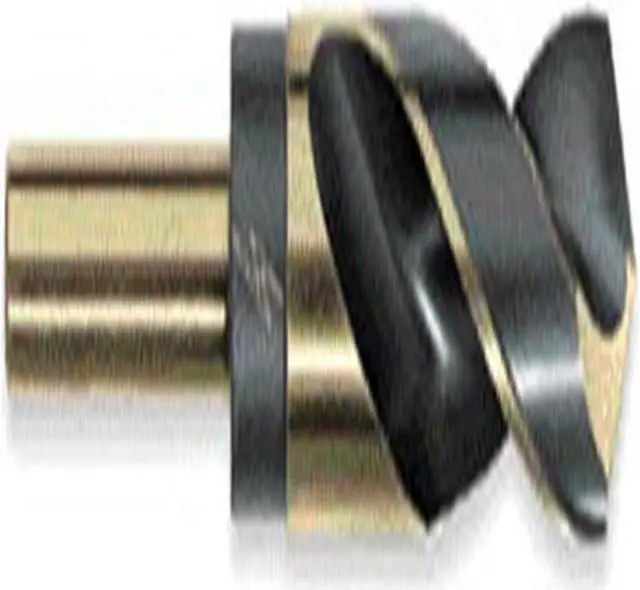 Alt view image 3 of 15 - Drill America 25/32in HSS 1/2in Shank KFD (Killer Force) Drill Bit with 3-Flat S