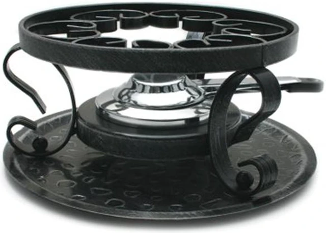 Alt view image 2 of 2 - Swissmar Wrought Iron Rechaud with Fondue Burner