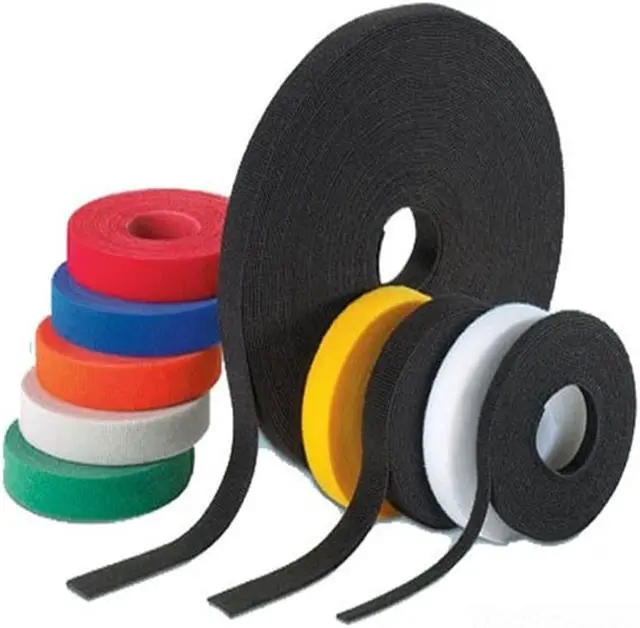 Alt view image 2 of 8 - Panduit Hook-and-Loop Cable Tie Roll,15 ft,Black  HLM-15R0