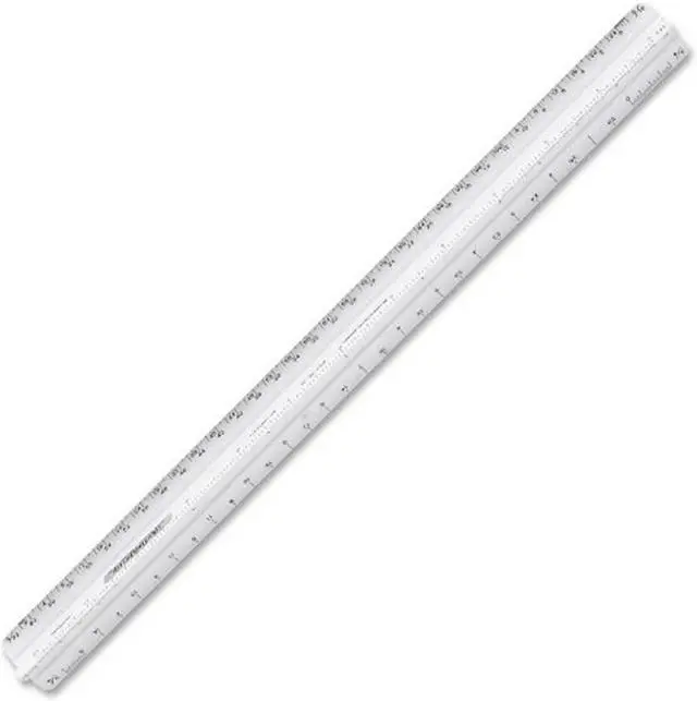 Alt view image 2 of 11 - Staedtler Mars 12" Architect Triangular Scale (987 19-31BK) 274746