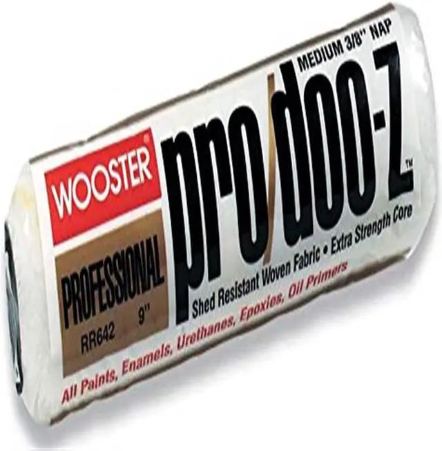 Alt view image 2 of 7 - WOOSTER RR643-9 9" Paint Roller Cover, 1/2" Nap, Woven Fabric