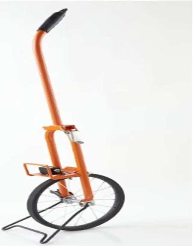 Alt view image 4 of 8 - Keson Measuring Wheel Orange  Tubular Steel Frame/Metal Spoked Wheel  MP301