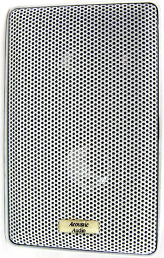 Alt view image 3 of 12 - Acoustic Audio 251W Indoor Outdoor 3 Way Speakers 400 Watt White Pair
