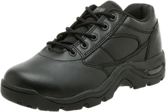 Alt view image 5 of 8 - Magnum Viper Low Slip Resistant Leather Work Shoes/Boots - Black