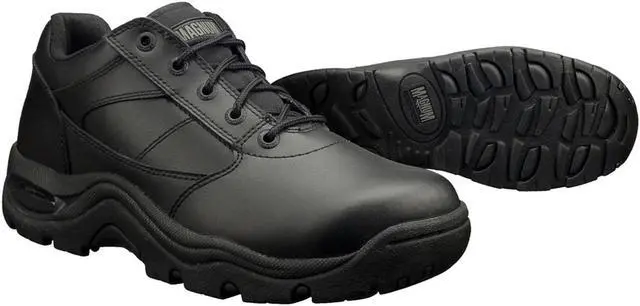 Main image of Magnum Viper Low Slip Resistant Leather Work Shoes/Boots - Black