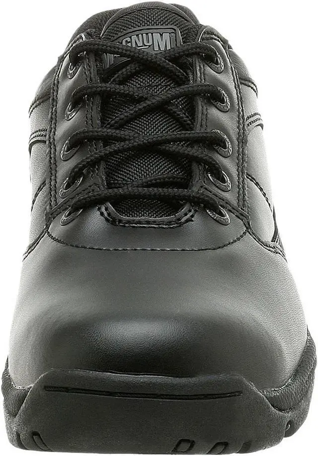 Alt view image 6 of 8 - Magnum Viper Low Slip Resistant Leather Work Shoes/Boots - Black