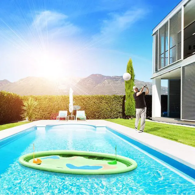 Main image of MeiGuiSha 62 in Inflatable Pool Golf Game with 10 Balls, 2 Holes, and 2 Flag