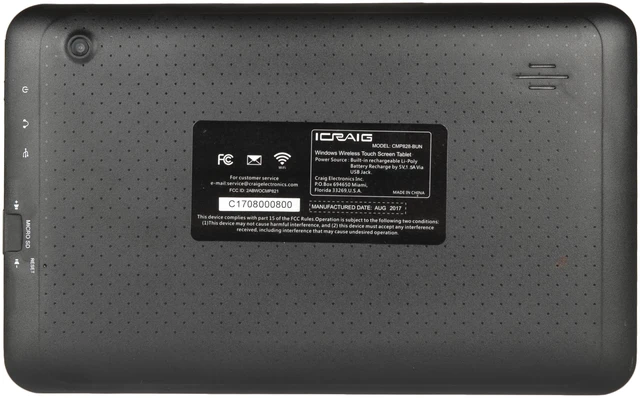 Alt view image 5 of 6 - Craig CMP828 9" 8GB Android Tablet Quad Core 1GB RAM w/ Cams BT Keyboard Case