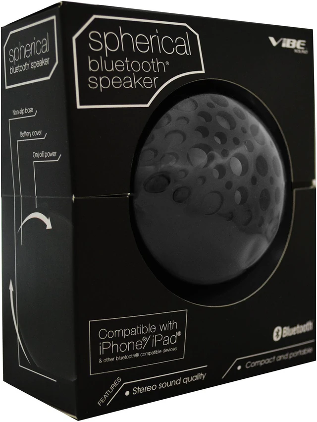 Main image of Portable Bluetooth Mini Speaker Battery Powered, Compact Wireless Sound, Black