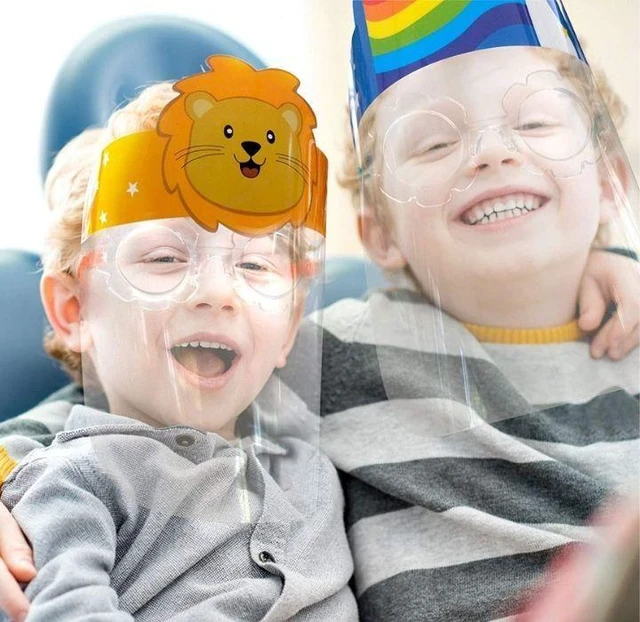 Alt view image 4 of 4 - KIDS Glasses-Style Reusable Protective Full Face Shields