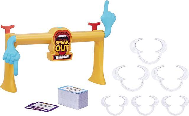 Alt view image 2 of 4 - Hasbro Gaming Speak Out Showdown Game Mouthpiece Challenge