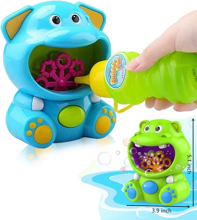 Alt view image 2 of 4 - Hippo Bubble Machine for Kids 500+ Bubbles/Min Fun Bubble Maker Toy - 2 Pack
