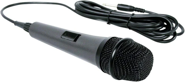 Alt view image 2 of 4 - Singing Machine SMM-205 Uni-directional Dynamic Karaoke Microphone w/ 10 ft Cord