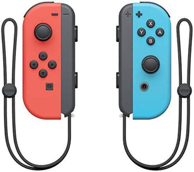 Alt view image 7 of 11 - Nintendo Switch Joy-Con Controller Pair - Neon Red/Neon Blue