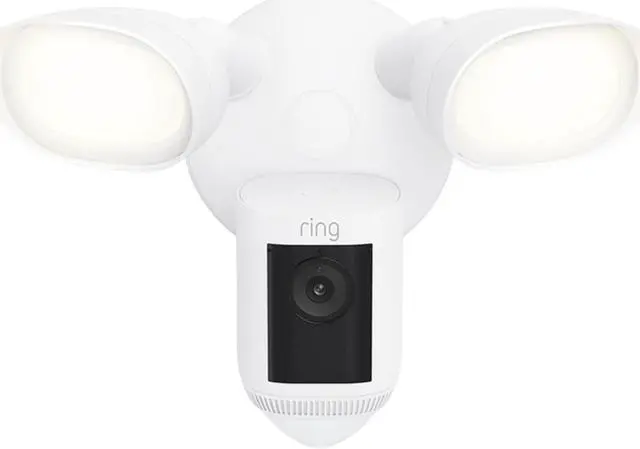 Alt view image 6 of 20 - Ring B08FCWRXQR Floodlight Camera Wired Pro - 1920 x 1080 - 2 MP - 2000 Lumen - LED - Wi-Fi - 2.4 GHz - 5 GHz - Color Night Vision - Motion Detection - 100 to 240 Volts AC - White