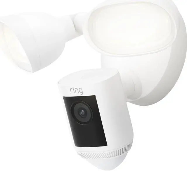 Alt view image 11 of 20 - Ring B08FCWRXQR Floodlight Camera Wired Pro - 1920 x 1080 - 2 MP - 2000 Lumen - LED - Wi-Fi - 2.4 GHz - 5 GHz - Color Night Vision - Motion Detection - 100 to 240 Volts AC - White
