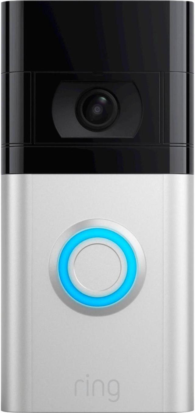 Alt view image 10 of 20 - Ring 53-026135 1080p Video Doorbell 4 - Cloud Storage - Water Resistant - Wi-Fi - 2-Way Audio - Alexa - USB - Satin Nickel