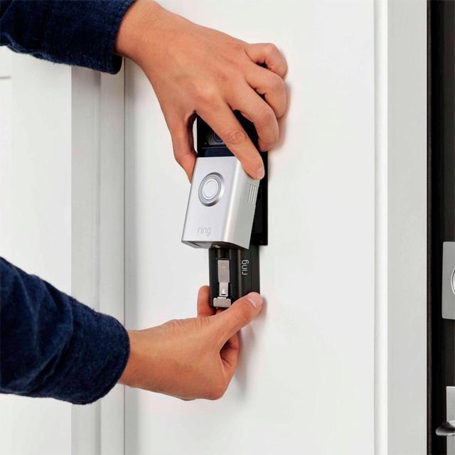 Alt view image 14 of 20 - Ring 53-026135 1080p Video Doorbell 4 - Cloud Storage - Water Resistant - Wi-Fi - 2-Way Audio - Alexa - USB - Satin Nickel