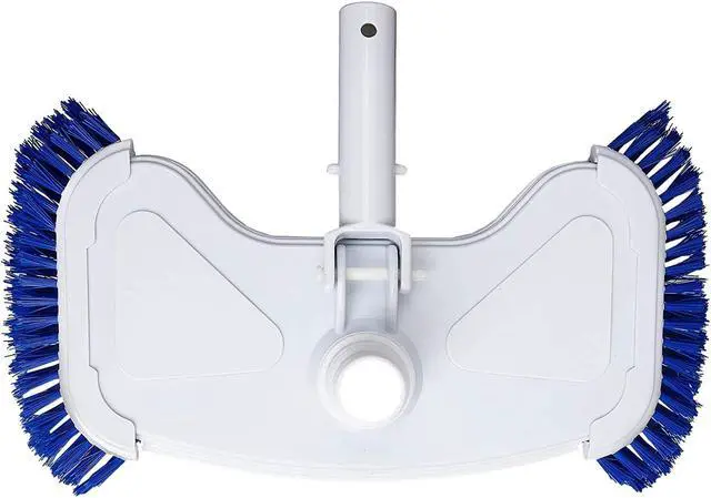Alt view image 3 of 7 - Professional Heavy Duty Swimming Pool Floor Wall Cleaning Brush Head Tool