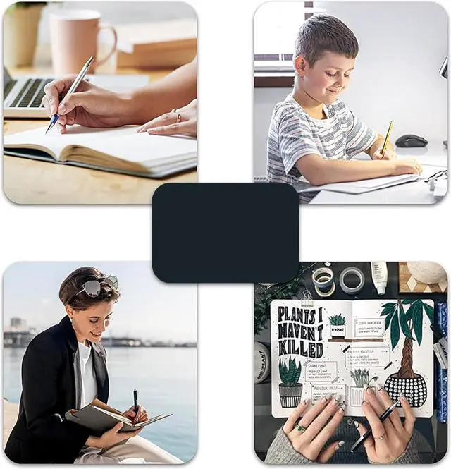 Alt view image 5 of 7 - Professional Notebook Journal 2 Pack Faux Leather Hardcover 200 Page 120GSM-Blue