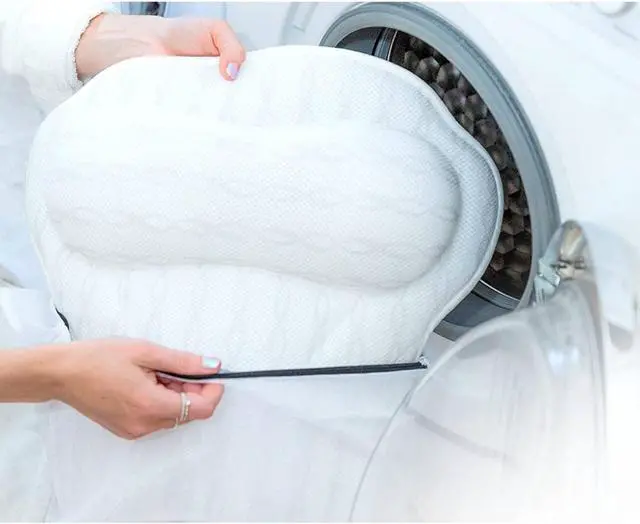 Alt view image 6 of 7 - Luxury Ergonomic Bath Spa Tub Relax Pillow Cushion Headrest Neck Back Support