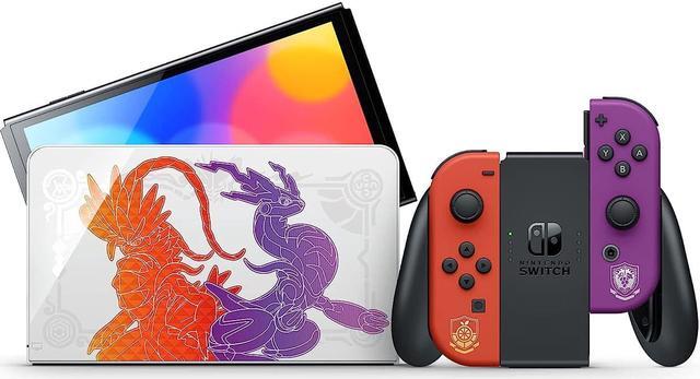 Alt view image 3 of 8 - Nintendo Switch  OLED Model: Pokémon Scarlet & Violet Edition