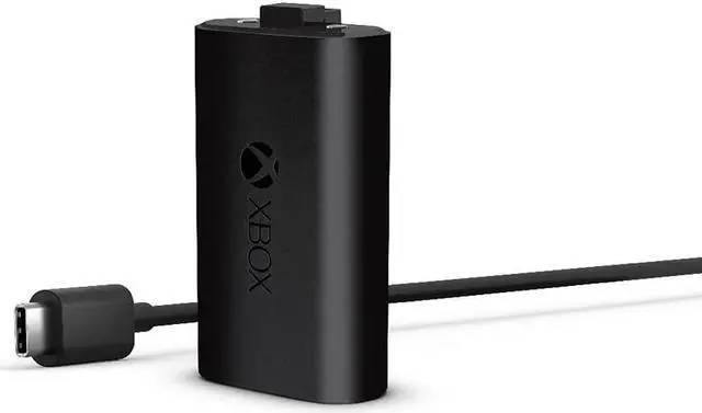 Alt view image 7 of 7 - Official Microsoft Xbox Play and Charge Kit w/Rechargeable Battery + USB-C Cable