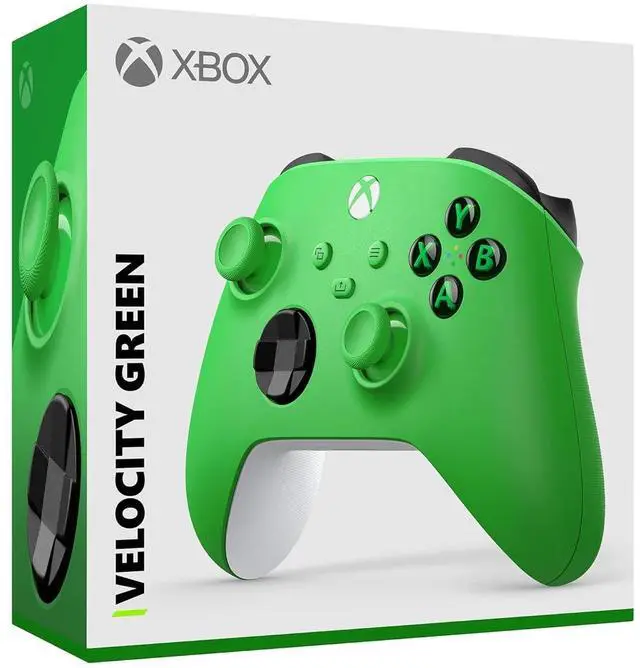 Alt view image 5 of 6 - Xbox Core Wireless Gaming Controller  Velocity Green Series X|S, One, Windows PC, Android, and iOS