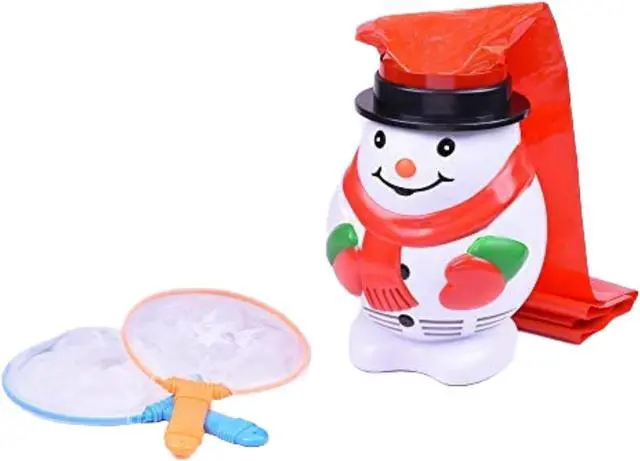 Alt view image 2 of 7 - Musical Snow Catcher Winter Time 4 Ft Tall Snowman Holiday Game